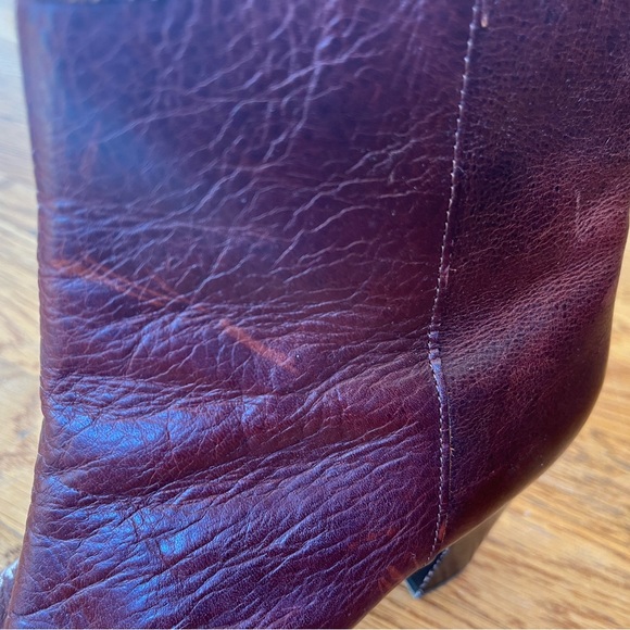 Ralph Lauren Carah Ankle Boots Tassel Fringe Brown - Picture 6 of 10